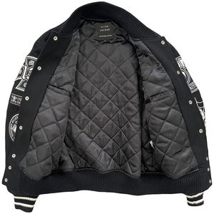 Chaqueta con letras universitarias para hombre, sublimación personalizada, chaqueta universitaria de béisbol, soporte directo, fabricante de ropa para hombre - Product Image 6