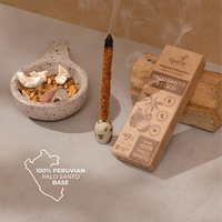 Incienso Natural al por Mayor, Varillas de Incienso Hechas a Mano, Bursera Graveolens, Palo Santo y Rosa de Perú, Paquete de Aromaterapia Cálida