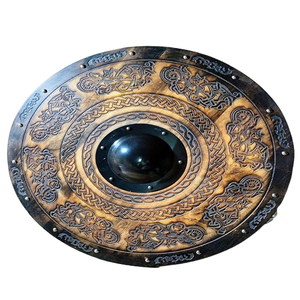 HIGBIX-escudo vikingo de batalla, adorno tallado de Jellinge NSE Drake, nuevo modelo - Product Image 1
