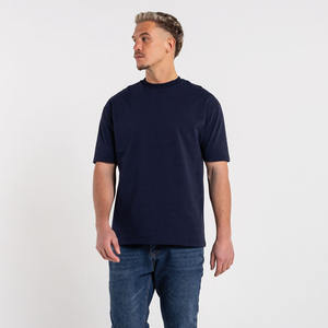 T-shirts pour hommes de haute qualité T-shirt Streetwear à épaules tombantes pour hommes T-shirts respirants à coupe ample et lourde - Product Image 5