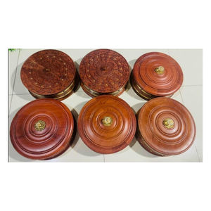 Bandeja de servicio de madera ecológica, utensilios de cocina de madera hechos a mano de calidad premium para comedor y decoración - Product Image 5