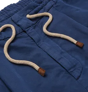 Pantalones Formales de Lino de Verano, Pantalones Harem Ajustados de Moda para Hombre, Pantalones de Lino 100% al por Mayor para Hombre, Ropa Deportiva de Marca Personalizada - Product Image 5