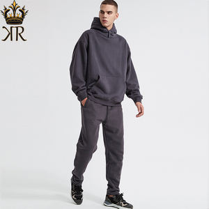 เสื้อฮู้ดดี้แฟชั่นพิมพ์ลายปักคุณภาพสูง สไตล์สตรีทแวร์โอเวอร์ไซส์สำหรับผู้ชาย รับออกแบบเสื้อฮู้ดดี้ตามสั่ง - Product Image 4