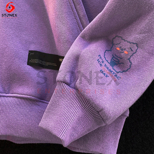 Customized Street <b>Hip</b> Hop Cotton Heavy Duty Foam Printed Hoodie Customized Winterwear Hoodies - Product Image 4