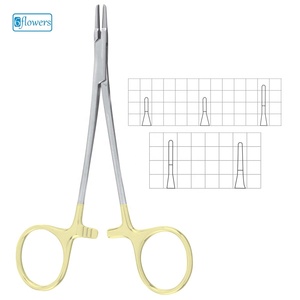 Pinza Hemostática Quirúrgica Manual de Acero Inoxidable Six Flowers/OEM, Portaagujas, Clase I, Certificación CE, Modelo F7-220, Instrumentos - Product Image 1