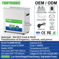 Nettoyeur ultrasonique industriel électrique à double fréquence 40/120 kHz à impulsions et à balayage de fréquence pour la dégazification des pièces de précision et des circuits imprimés (PCB)
