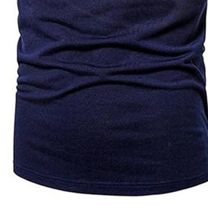 Polos de hombre con logotipo bordado e impreso personalizado de alta calidad, polos ajustados de poliéster y algodón 100% para hombre - Product Image 5