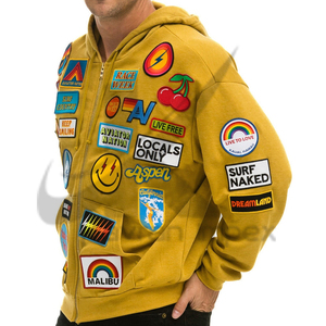 Sweat à capuche brodé avec patch personnalisé-Tissu doux et durable avec des conceptions personnalisées, idéal pour le streetwear, les équipes sportives et les marques - Product Image 4