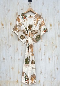 ชุดเดรสยาวถึงเข่าผ้าคอตตอนสำหรับใส่นอนชุดเดรสยาวถึงเข่าชุดคาฟตันชุดคลุมชุดบิกินี่ฟรีไซส์ของขวัญ - Product Image 6