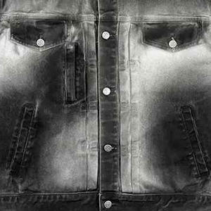 Veste en jean pour homme de haute qualité personnalisée 2024, mode contractée, nouvelle veste en jean pour homme de haute qualité, vente chaude, veste en jean - Product Image 6