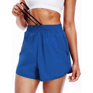 Shorts de sport Bermuda pour femmes pour le yoga athlétique, la course à pied, avec tissu respirant à séchage rapide et poche latérale - Product Image 2