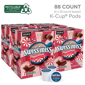 Swiss Miss Chocolate Caliente con Menta, Cápsulas Individuales para Keurig K-Cup, Chocolate Caliente, 88 Unidades - Product Image 3