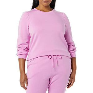 Gran oferta de sudaderas para mujer, buen Material, Color sólido, manga larga, algodón, transpirable, personalizado, para sudaderas de mujer - Product Image 4