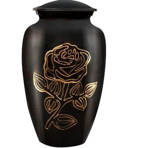 Urnas metálicas directas de fábrica al por mayor con urna de cremación terminada pintada a mano para cenizas de hombres y mujeres adultos - Product Image 2