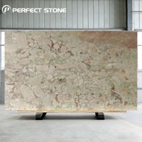 PerfectStone, vente en gros de marbre naturel Monet Garden personnalisé pour les projets de décoration de villas et d'hôtels haut de gamme