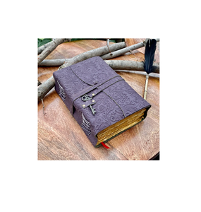 Cubierta de libro de cuero genuino de diseño elegante Accesorios de regalo para hombres hechos a mano y Color opcional con venta - Product Image 4