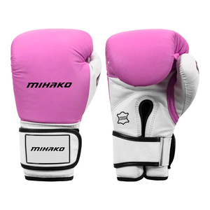 ถุงมือชกมวยคุณภาพพรีเมียม พิมพ์ลายเองได้ ขนาด 8oz/10oz/12oz/14oz/16oz สำหรับมืออาชีพ สีชมพู ขายส่ง - Product Image 5