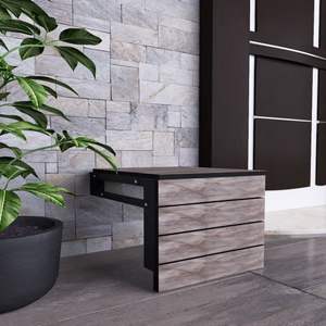 Chaise pliante, tabouret de douche, banc de salle de bain, chaise gain de place, marchepied mural pliant, multifonctionnel - Product Image 3