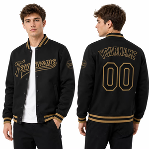 Blouson universitaire réversible en laine respirante personnalisé pour homme – Veste d'hiver style Letterman pour le baseball - Product Image 6
