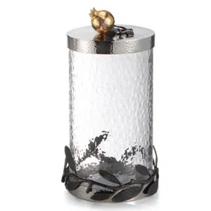 โหลแก้วใสสำหรับใส่อาหารโถแก้วแบบมีฝาปิดโลหะโถแก้วบรรจุชาและเครื่องเทศสำหรับใช้ในครัวเรือน - Product Image 5