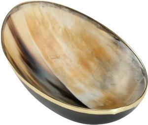 JABÓN ARTESANAL CUENCO DE CUERNO HECHO A MANO ENSALADA Tazón para servir Fabricante al por mayor Nuevo diseño Acabado a mano Cuencos de ensalada de cuerno de búfalo - Product Image 3