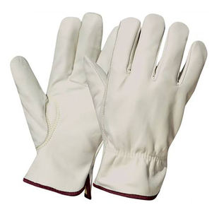 Guantes resistentes de trabajo de doble palma diseñados para tareas exigentes. Cuero resistente para mayor resistencia, seguridad y agarre en entornos difíciles - Product Image 3