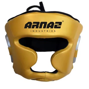 Professional Boxing <b>Head</b> Guards High Quality Adjustable Martial Arts <b>Training</b> PU Leather Boxing Headgear - Product Image 1