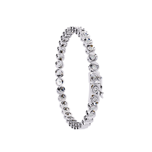 Fabulous 18K <b>Gold</b> Lab Grown Diamond Bracelet & <b>Bangle</b> - Product Image 4