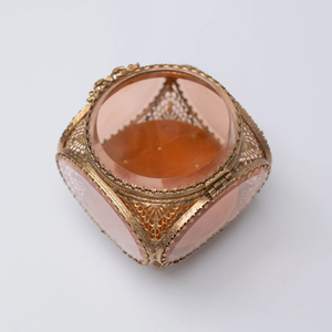 Nuevo producto Diseño atractivo Acabado en oro Caja biselada de vidrio transparente para joyería Uso en el hogar Propósito Caja de vidrio Tamaño personalizado Deco - Product Image 5