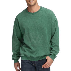 Fabriqué en usine couleur unie respirant lavage à l'acide sweat mode vêtements vêtements d'hiver basiques lavage à l'acide sweat - Product Image 3