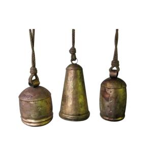 Indian Wholesale Rustic Vintage Style Handmade Iron Metal Crafts <b>Cow</b> <b>Bell</b> for Home Garden Christmas Wreath Decor - Product Image 4