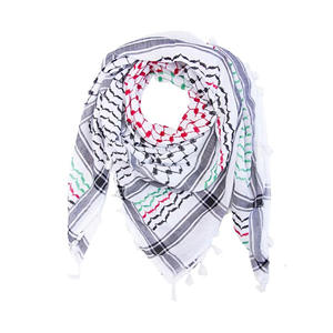 Neueste Mode für Outdoor-Aktivitäten: Herren 100% Baumwolle Sommer Warmer Shemagh Taktischer Arabischer Schal zum Tragen - Product Image 5