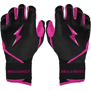 Windex Industry Signature Series Guantes de bateo de puño largo 100% Cuero Diseño único Tasa al por mayor Bruce Bolt - Product Image 1