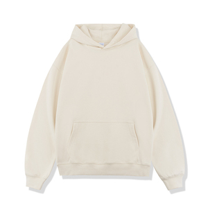 Sudadera con Capucha Unisex de Invierno para Hombre, Nueva Moda, 100% Algodón, Felpa Ecológica, Talla Grande, Color Sólido, Logotipo Personalizado, Secado Rápido - Product Image 5