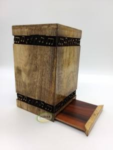 Urna de cremación para funerario, suministros funerarios de calidad prémium para cenizas de adultos, urna de diseño de guitarra adecuada para el cementerio - Product Image 6