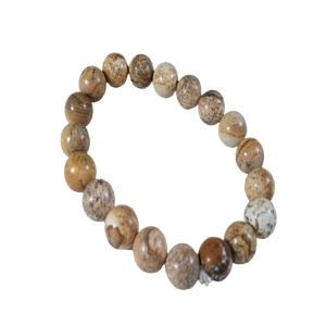 Beautiful Super Quality Natural Crystal <b>Bracelet</b> <b>Picture</b> Jasper Starch Elastic Beads Wholesale Gemstones Carved Engraving - Product Image 1