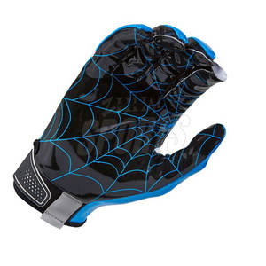 Gants de réception américains durables avec des paumes en cuir à haute adhérence pour l'entraînement de football et les matchs - Product Image 5