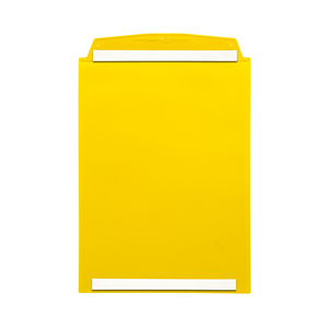 Taschina autoadesiva con 2 strisce adesive A4 verticale, Giallo, 10 pz. / Confezione.- 2SDSK/4210-04 - Product Image 1