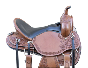Qualité supérieure 100% fait à la main Style anglais Western selle bois arbre cuir Durable personnalisable équitation Sports équestres - Product Image 2