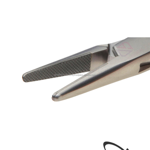 Portaagujas Manual Halsey de Acero Inoxidable Médico, Clase I, Ergonómico, Ligero, Instrumento de Sutura, Certificado CE ISO, OEM - Product Image 6