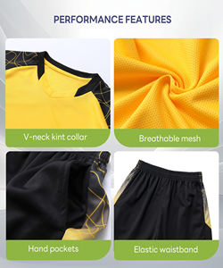 Uniformes de football Kits de football d'équipe en gros Polyester Impression par sublimation à séchage rapide Usine de vêtements de sport en vrac respirants vierges - Product Image 4