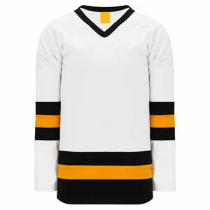 Maillot de hockey sur glace de sport pour hommes adultes 100% polyester 160g tissu sérigraphié en soie - Product Image 1