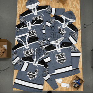 Maillot de hockey sur glace personnalisé en gros, impression par sublimation, logo, design d'équipe, maillot de hockey pour jeunes, sweat-shirt - Product Image 5