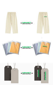 Pantalon évasé à cordon de serrage en dentelle avec logo personnalisé, design lourd, respirant, en molleton décontracté pour hommes - Product Image 5