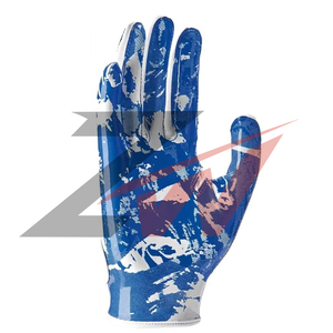 Gants de football américain unisexes personnalisés de haute qualité, dernière collection de vêtements de sport, matière en silicone antidérapante, design unisexe confortable - Product Image 3