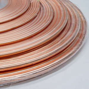 Vente en gros Chine Tube d'eau en cuivre trempé souple Bobine de crêpe capillaire pliée pour climatisation Tuyaux en cuivre de haute qualité - Product Image 3
