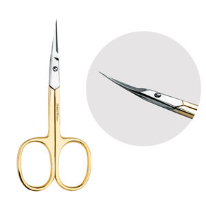 Ciseaux de manucure à courbes classiques Ligne de coupe précise avec pointe de lame émoussée pour le soin des ongles et la coupe des cuticules Beauté écologique - Product Image 6