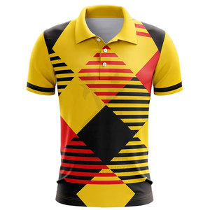 Camiseta de Golf Personalizada 2023 para Hombre, Manga Corta, Antiarrugas, Secado Rápido, Transpirable, Algodón/Fibra de Bambú, Diseño Sólido, Tejido de Punto - Product Image 3