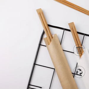 AB Grade 21cm Longueur Baguettes en bois de qualité Papier plastique bambou jetable écologique Exportation directe vers le Vietnam - Product Image 6