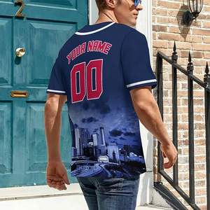 2025-2026 personnalisé nouveau maillot de Baseball de haute qualité chemise à séchage rapide hommes maillot de Baseball fabriqué par des commerçants d'ailes - Product Image 4